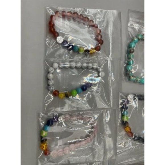 New 10Pcs Tree of Life Healing Crystals Bracelet - 7 Chakra Semi Preciou… - Picture 8 of 13